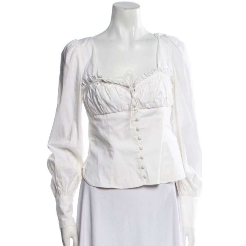 Jonathan Simkhai White Blouse